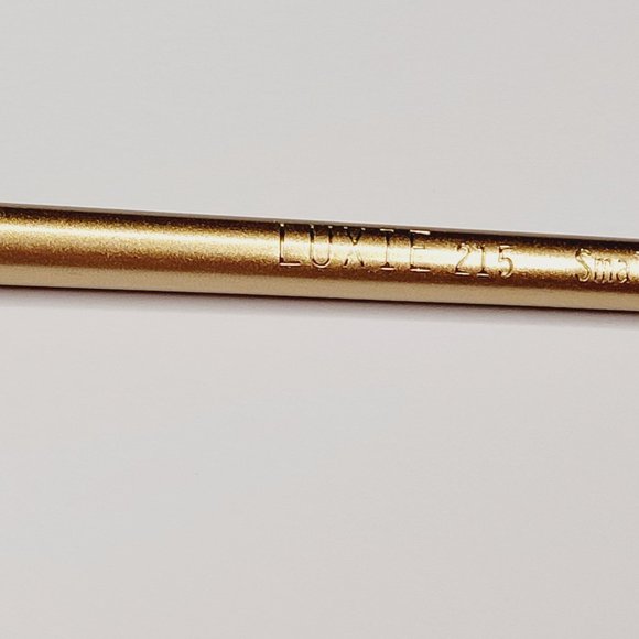 Luxie 215 Small Angle Brush ~ New ~ Gold - Picture 2 of 3